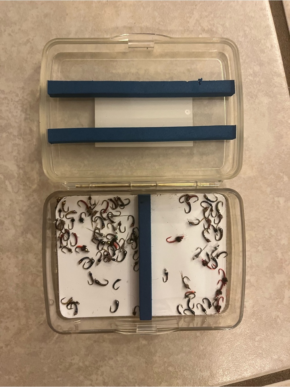 Fly fishing midges 50+ - Small Fly Organizer